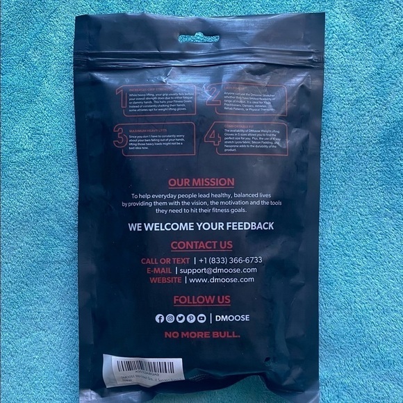 NWT-DMOOSE-weightlifting & workout gloves - Picture 4 of 9
